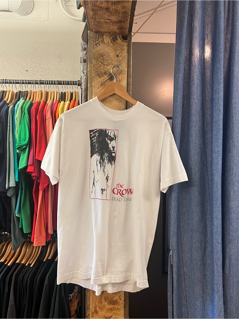 Vintage The Crow Dead Time White T-shirt
